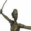 Image 6 : Greek Mythology Athena Female Warrior with Sword Bronze Sculpture
