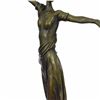 Image 7 : Greek Mythology Athena Female Warrior with Sword Bronze Sculpture