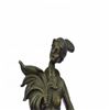 Image 7 : Classical Victorian Woman Lady Feather Bronze Sculpture
