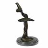Image 4 : Ballerina Ballet Dancer Bronze Figurine