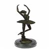 Image 5 : Ballerina Ballet Dancer Bronze Figurine
