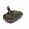 Image 5 : Soaking Dish Tray Nude Female Bronze Statue