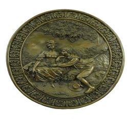 Forgive Me Bronze Wall Plaque Sculpture