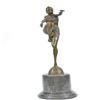 Image 4 : Female Swimmer Bronze Sculpture on Marble Base Figurine