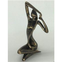 Classic Modern Artwork Nude Girl Woman Female Cold Cast Bronze Statue