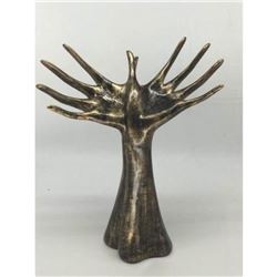 Two Hands are One Cold Cast Bronze Sculpture