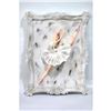 Image 1 : Swan Lake Ballerina Dancer Picture Frame Cold Cast Bronze Sculpture