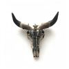 Image 1 : Steer Long Horns Wall Mounted Cold Cast Bronze Sculpture