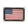 Image 1 : Effect American Flag Wall Mount Cold Cast Bronze Sculpture