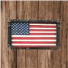 Image 2 : Effect American Flag Wall Mount Cold Cast Bronze Sculpture