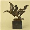 Image 1 : Dual Horses Modern Art Abstract Bronze Sculpture
