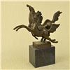 Image 4 : Dual Horses Modern Art Abstract Bronze Sculpture
