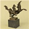 Image 5 : Dual Horses Modern Art Abstract Bronze Sculpture