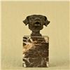Image 1 : Labrador Retriever Head Bust Bronze Sculpture on Marble Base Figurine