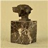 Image 5 : Labrador Retriever Head Bust Bronze Sculpture on Marble Base Figurine