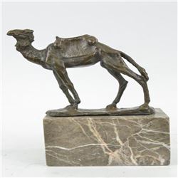 Camel Take a Journey Desert Bronze Sculpture