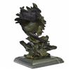 Image 4 : American Eagle on Marble Base Bronze Sculpture