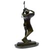 Image 4 : Abstract Golfer Modern Art Bronze Sculpture