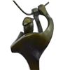 Image 6 : Abstract Golfer Modern Art Bronze Sculpture