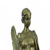 Image 6 : Declaration of Peace Young Woman with Sword and Lantern Bronze Sculpture