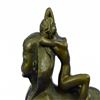 Image 6 : French Nude Nymph Resting on Sphinx Bronze Sculpture