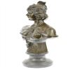 Image 6 : Zora Bronze Sculpture on Marble Base Figurine