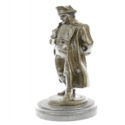 French Commander Napoleon Bonaparte Bronze Sculpture