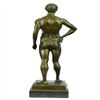 Image 3 : Roman God Bronze Sculpture on Marble base Statue