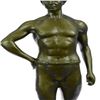 Image 7 : Roman God Bronze Sculpture on Marble base Statue