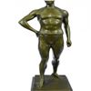 Image 8 : Roman God Bronze Sculpture on Marble base Statue