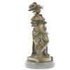 Image 5 : Classy Society Lady with Rose Bronze Sculpture