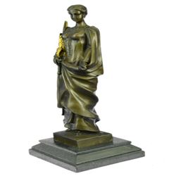 Lady Wisdom Greek Goddess Bronze Sculpture