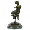 Image 2 : Dancer Bronze on Marble Base Figure