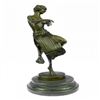 Image 5 : Dancer Bronze on Marble Base Figure