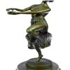 Image 8 : Dancer Bronze on Marble Base Figure