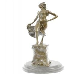 Graceful Fairly Like Dancer Bronze Figurine