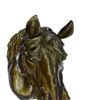 Image 2 : Detailed Horse Bust Wall Mount Bronze Sculpture