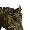 Image 4 : Detailed Horse Bust Wall Mount Bronze Sculpture