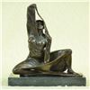 Image 1 : Movement Female Bronze Sculpture