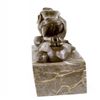 Image 6 : Naked Female on Rock Bronze Sculpture