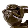 Image 8 : Naked Female on Rock Bronze Sculpture