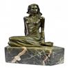 Image 1 : Erotic Female Sitting Bronze Sculpture