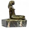 Image 5 : Erotic Female Sitting Bronze Sculpture