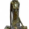 Image 7 : Erotic Female Sitting Bronze Sculpture