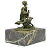 Image 2 : Diana the Hunter Bronze Sculpture on Marble Base Statue