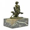 Image 5 : Diana the Hunter Bronze Sculpture on Marble Base Statue