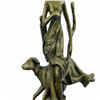Image 7 : Diana the Hunter Bronze Sculpture on Marble Base Statue