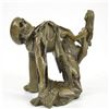 Image 8 : Nude Female with Angel of Death Bronze Sculpture