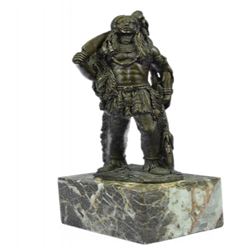 American Warrior Bronze Sculpture