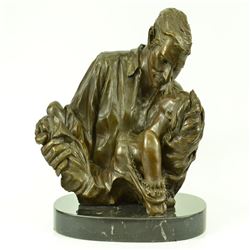 Movie Memorabilia Gone Wind Bronze Sculpture